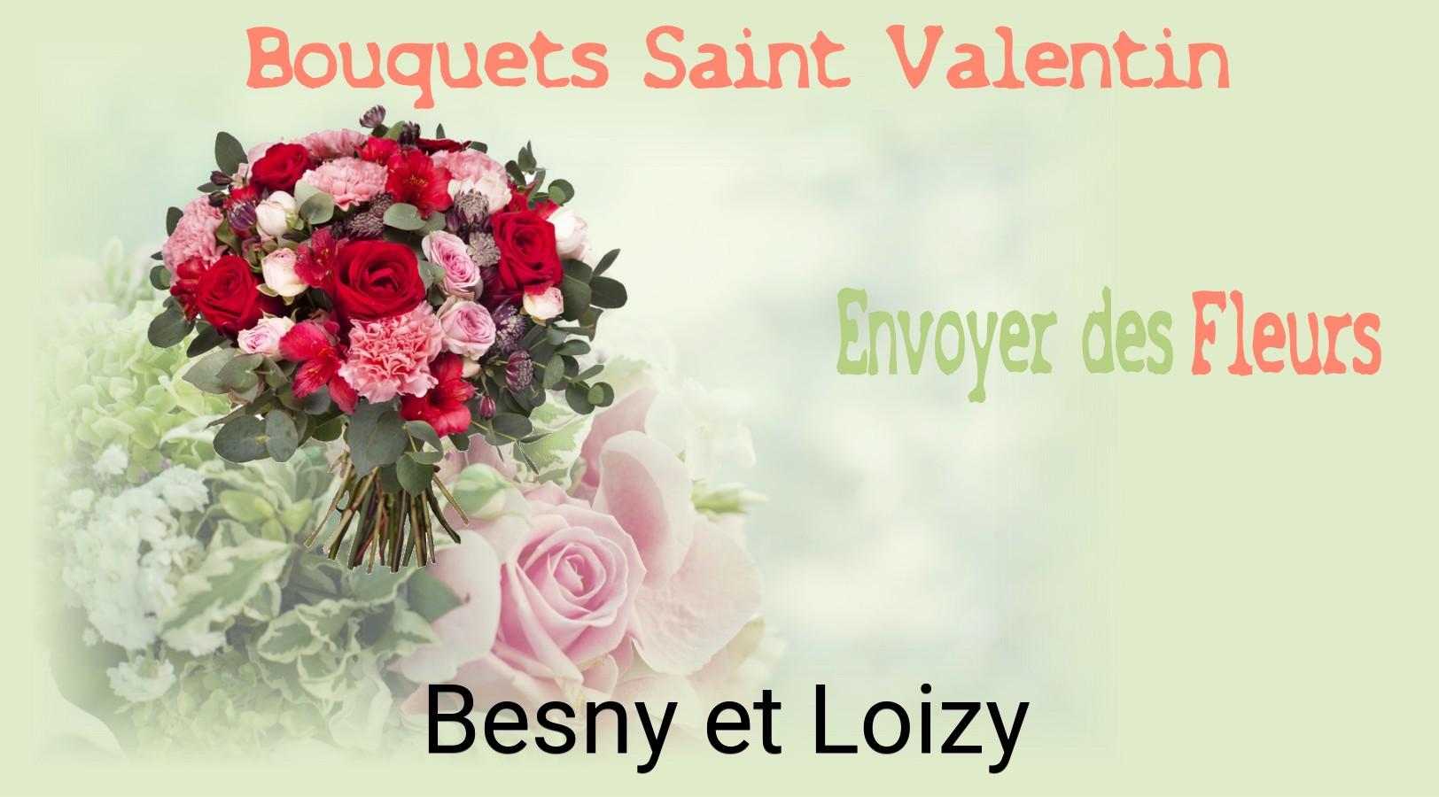 Roses de Saint-Valentin livrées à Besny-et-Loizy